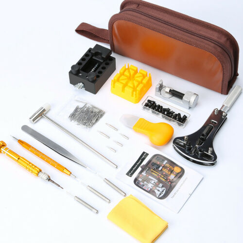 Watch Repair Tool Kit Spring Bar Tool Set,Case Opener,Watch Case Press with Case - Fresh Stock Dated October 2025