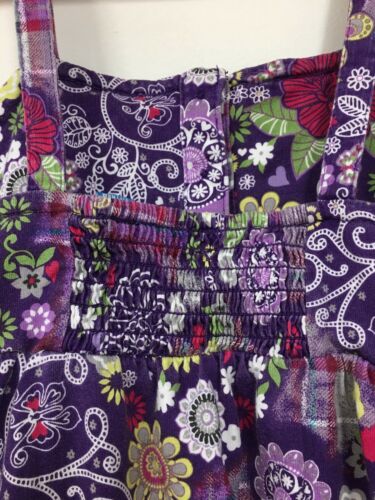 Girl Toddler Purple Floral Sundress Size Medium (7/8) By The Children's Place - Fresh Stock Dated October 2025