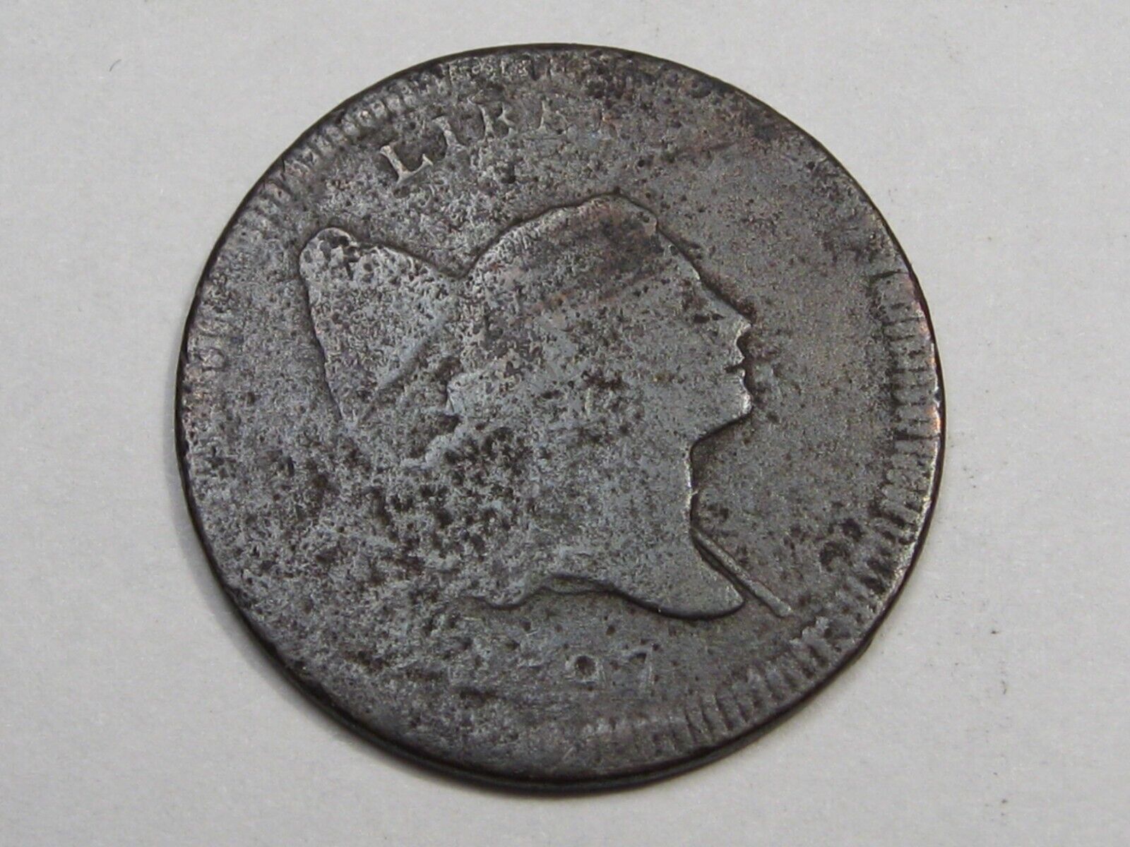 1797 LIBERTY Cap Flowing Hair Half Cent.  #28 - Fresh Stock Dated October 2025