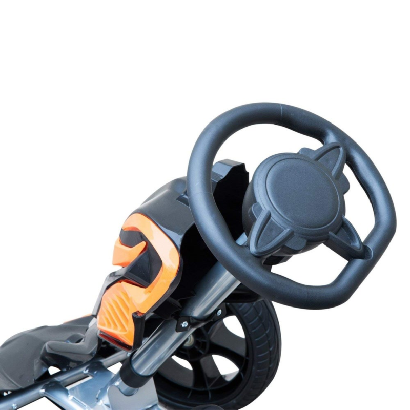 Kids Go Kart Pedal Powered Ride On Racer with Hand Brake Childrens Car Toy - Fresh Stock Dated October 2025