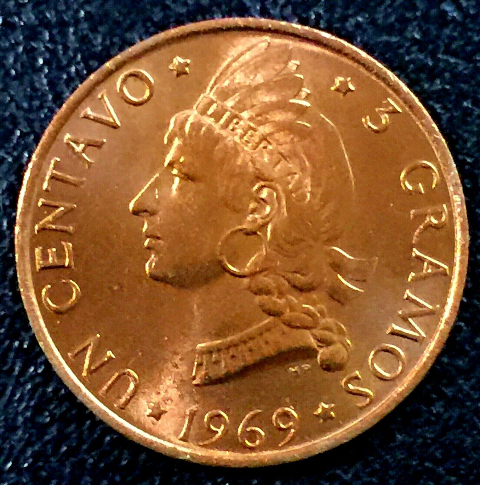 Dominican Republic 1969 1 Centavo  Brilliant Uncirculated - Fresh Stock Dated October 2025
