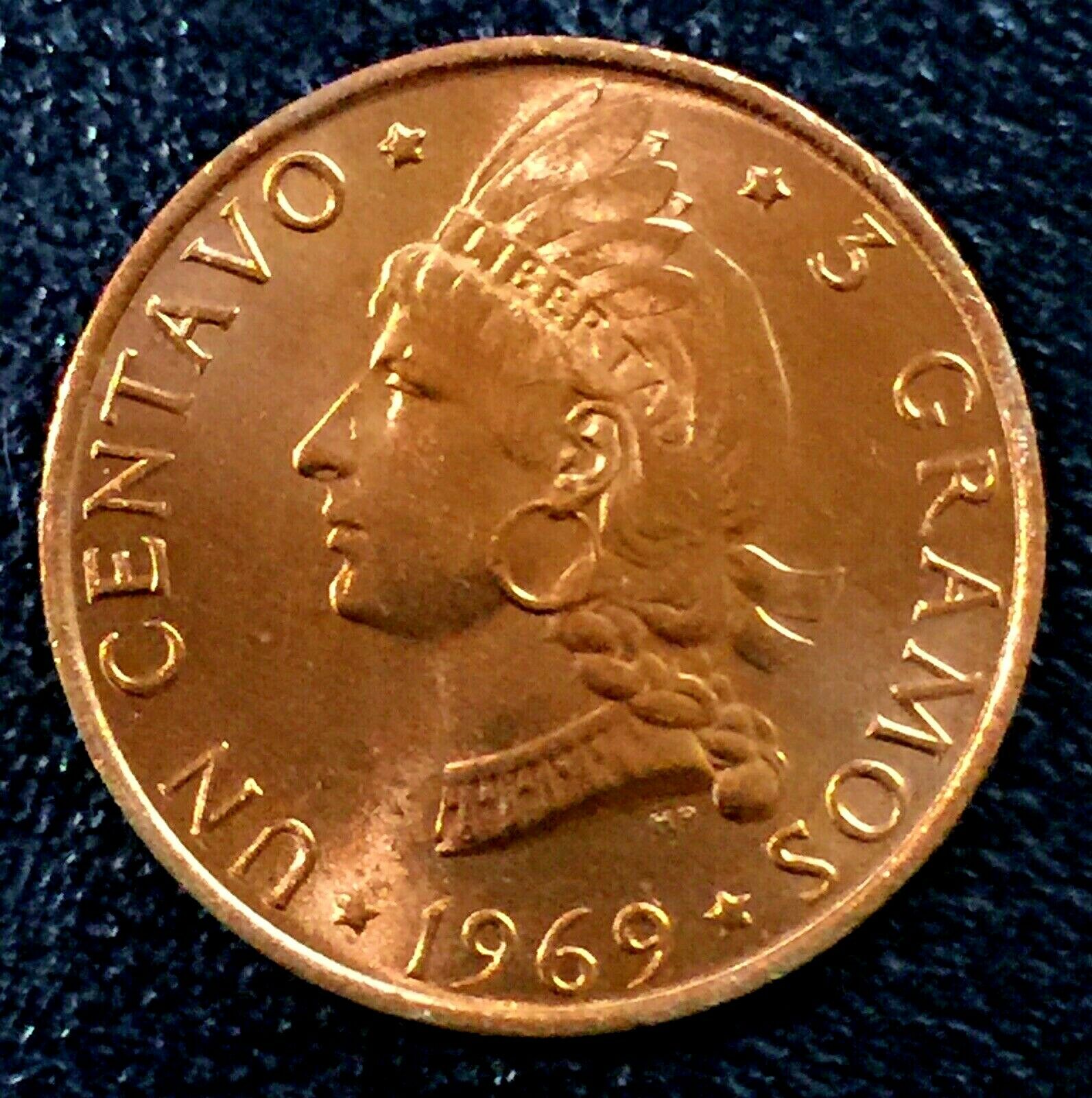 Dominican Republic 1969 1 Centavo  Brilliant Uncirculated - Fresh Stock Dated October 2025