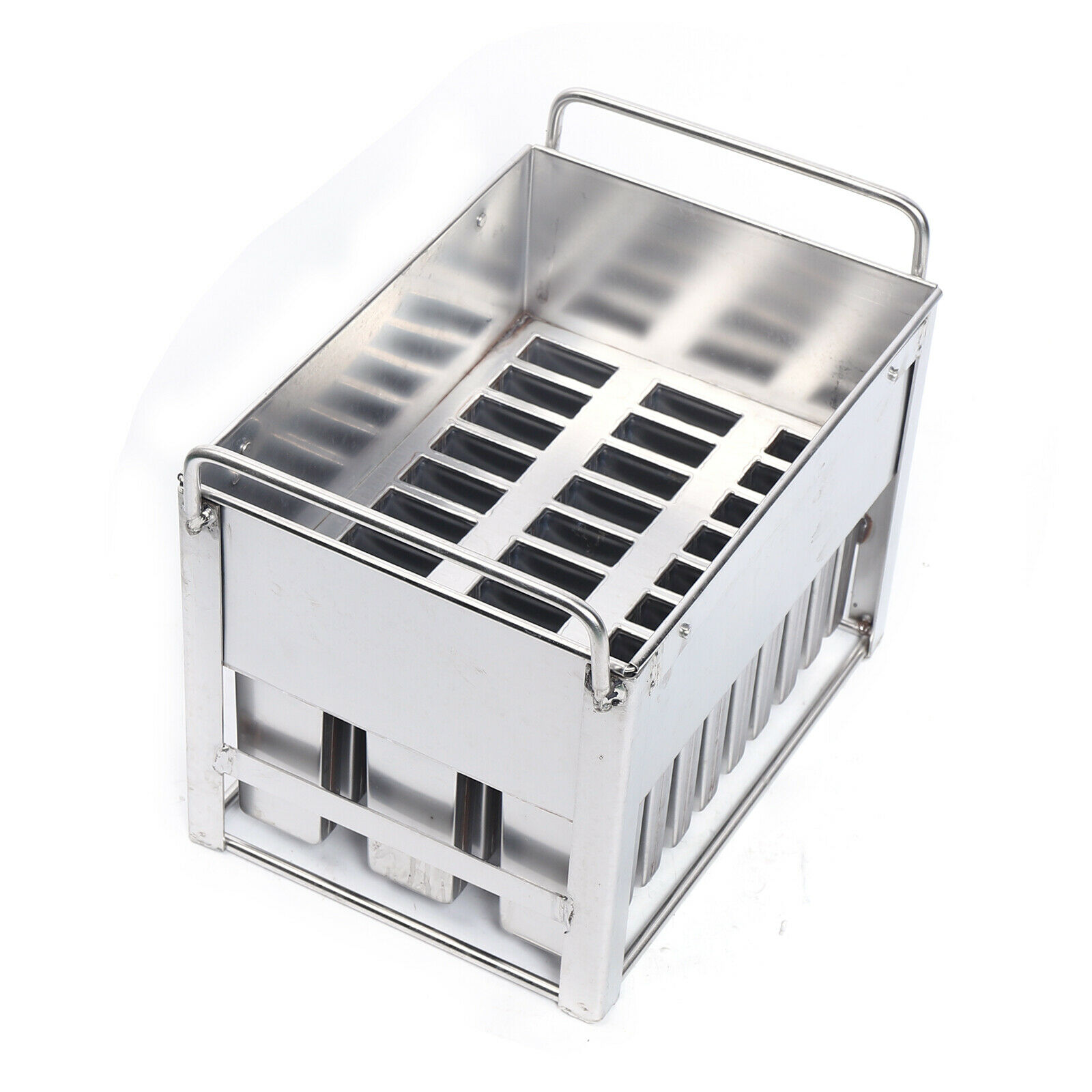 30pcs Stainless Steel Ice Cream Mold Reusable Candy Juice Popsicle Maker Mould - Fresh Stock Dated October 2025