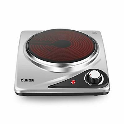 Electric Single Hot Plate,Portable Stove,1200W Infrared Single Burner for - Fresh Stock Dated October 2025
