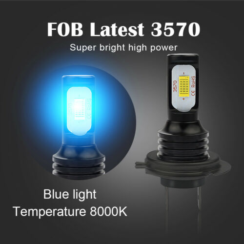 For Yamaha YZF-R6 R6S 2003-2016 H7 Xenon HID Hyper Blue Headlight Lights Bulbs - Fresh Stock Dated October 2025