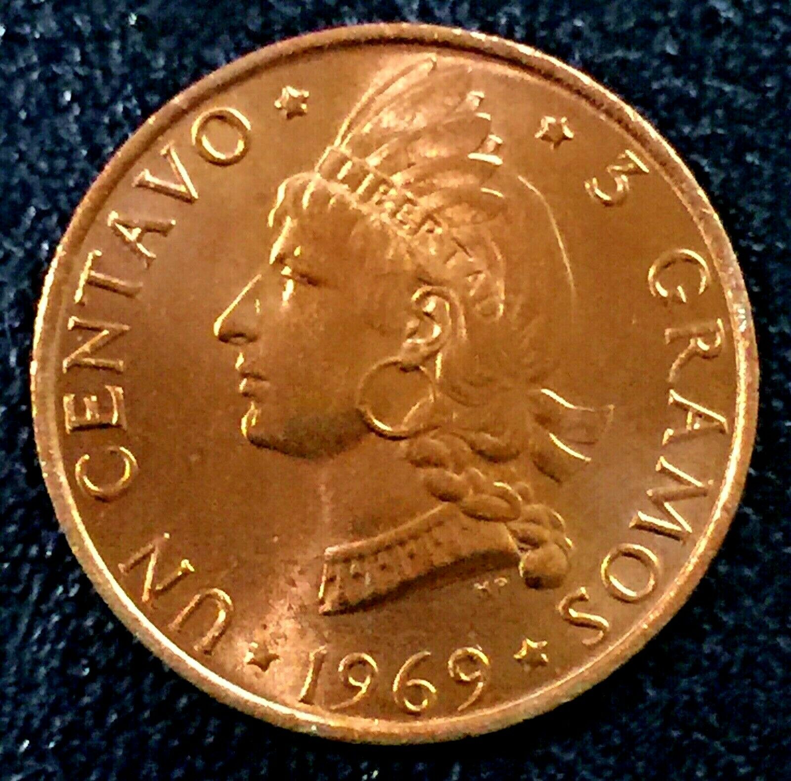 Dominican Republic 1969 1 Centavo  Brilliant Uncirculated - Fresh Stock Dated October 2025