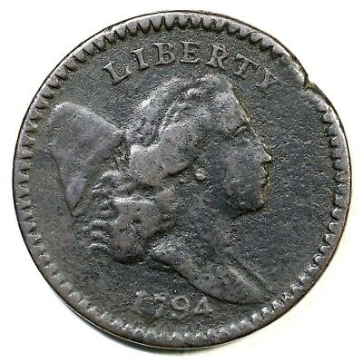 1794 C-9 R-2 Liberty Cap Half Cent Coin 1/2c - Fresh Stock Dated October 2025