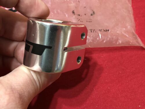UNUSED SILVER 1 INCH GT DOUBLE SEAT POST CLAMP OLD SCHOOL BMX - Fresh Stock Dated October 2025