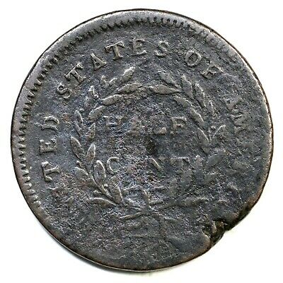 1794 C-9 R-2 Liberty Cap Half Cent Coin 1/2c - Fresh Stock Dated October 2025