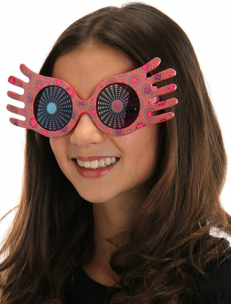 Harry Potter Luna Lovegood Spectrespecs Costume Glasses Spectra Adult Child Kids - Fresh Stock Dated October 2025