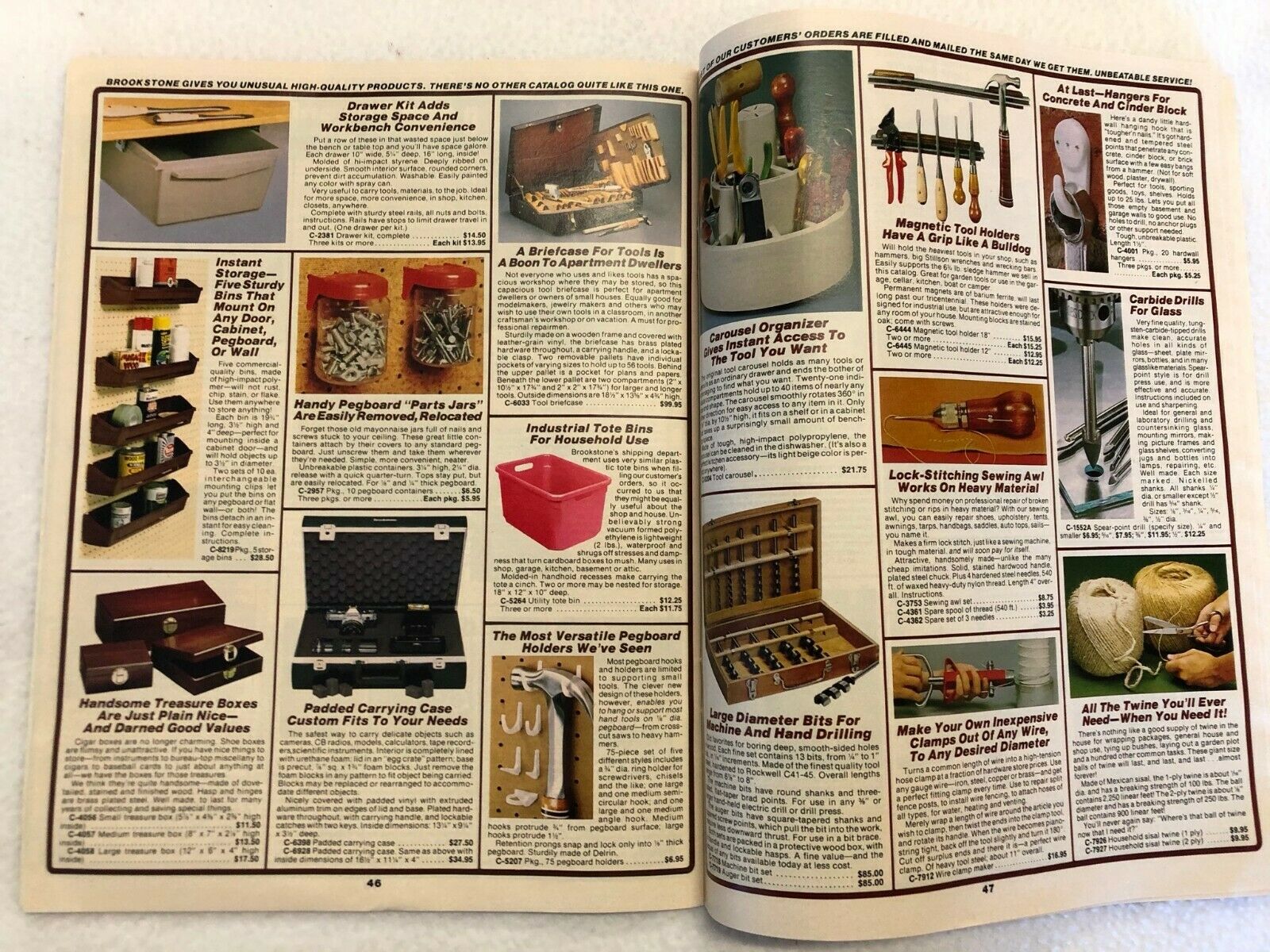 Vintage 1982 Brookstone Catalogue - Fresh Stock Dated October 2025