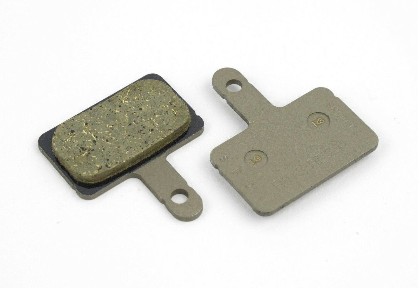 New Resin Disc Bicycle Brake Pads with Spring and Pin for Shimano B01S - Fresh Stock Dated October 2025