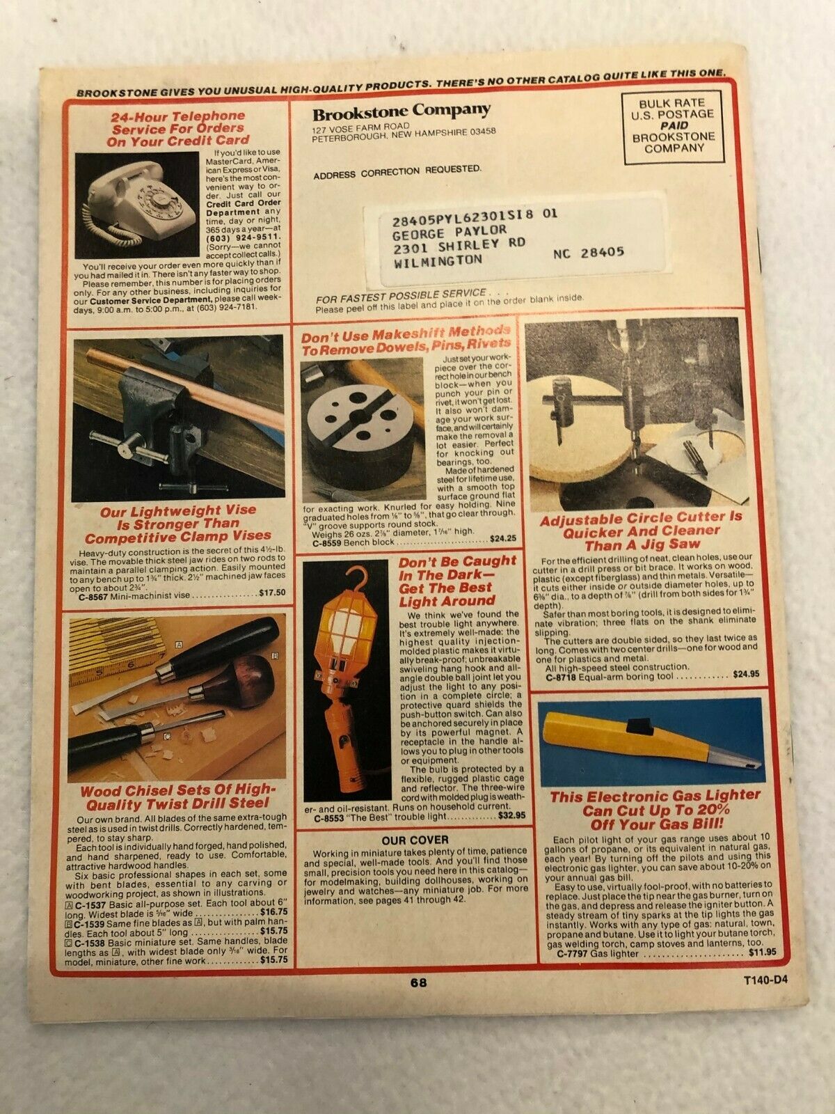Vintage 1982 Brookstone Catalogue - Fresh Stock Dated October 2025