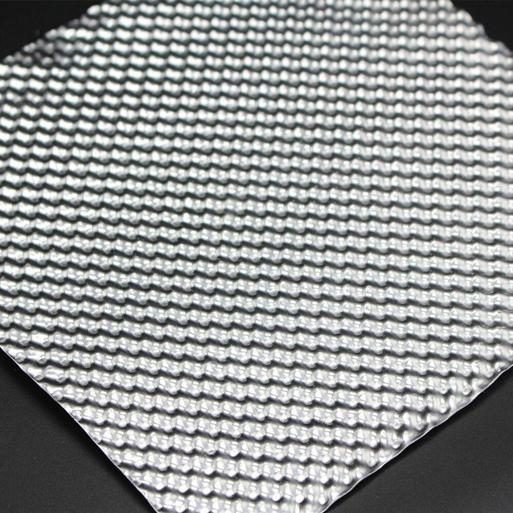 EMBOSSED HEAT SHIELD G1 GI LITE MATERIAL 2.54mm ALUMINIUM 1000mm x 1000mm NEW - Fresh Stock Dated October 2025