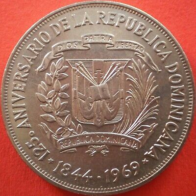 DOMINICAN REPUBLIC 1 PESO 1969 Dominicana Dominikanische Dominicaine Domenicana - Fresh Stock Dated October 2025