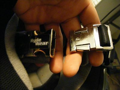 motorcycle aluminum Black strong helmet quick release chin strap buckle mx atv - Fresh Stock Dated October 2025