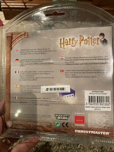 Harry Potter faceplate / jewel / Memory Card for Nintendo Gamecube - Fresh Stock Dated October 2025