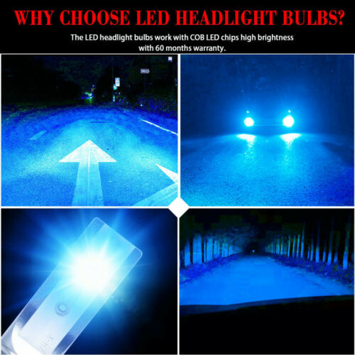 For Yamaha YZF-R6 R6S 2003-2016 H7 Xenon HID Hyper Blue Headlight Lights Bulbs - Fresh Stock Dated October 2025