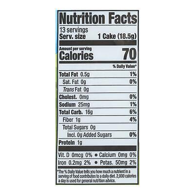 Lundberg Family Farms - Rice Cake Brown Saltd - 1 Each-8.5 OZ (Pack of 3) - Fresh Stock Dated October 2025