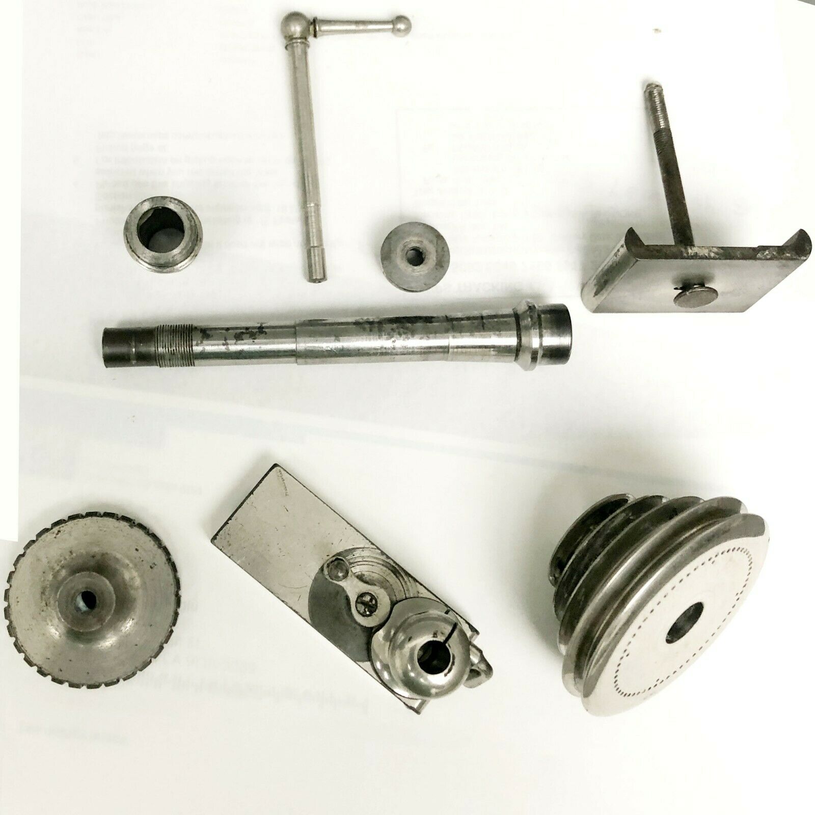 Watchmaker lathe PARTS USED WOLF JAHN & COMPANY MADE IN GERMANY - Fresh Stock Dated October 2025