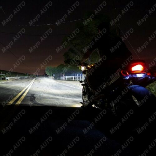 For BMW S1000RR 2009-2018 S1000XR 2x White H7 LED Bulbs Headlight Conversion Kit - Fresh Stock Dated October 2025