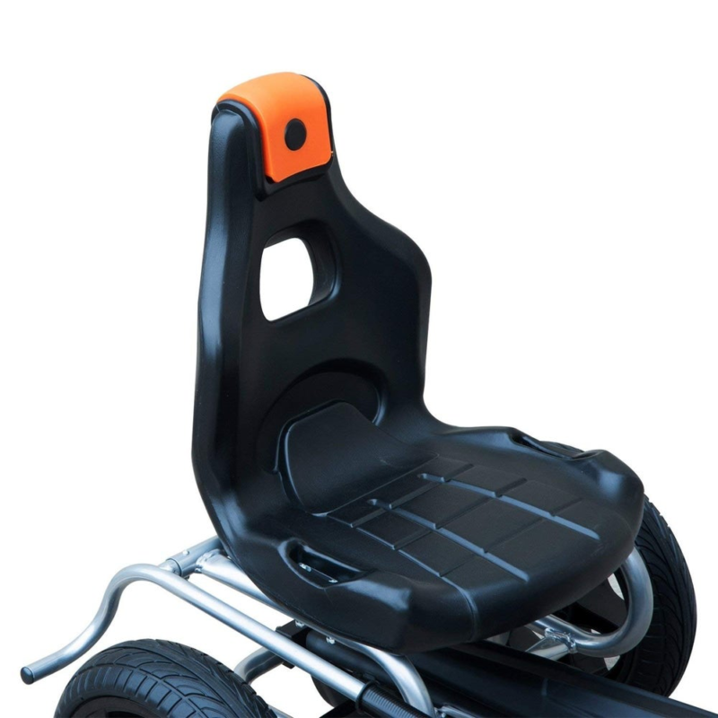 Kids Go Kart Pedal Powered Ride On Racer with Hand Brake Childrens Car Toy - Fresh Stock Dated October 2025
