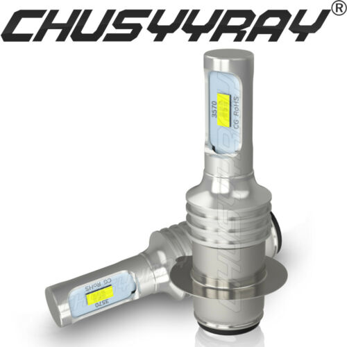 2x Bright LED Headlight Bulb High/Low For Honda ATV 12V 45/45W P15D-3; headlamp - Fresh Stock Dated October 2025