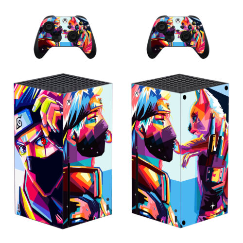 Xbox Series S X Slim Console Controller Skins Decal Anime Naruto Hatake Kakashi - Fresh Stock Dated October 2025