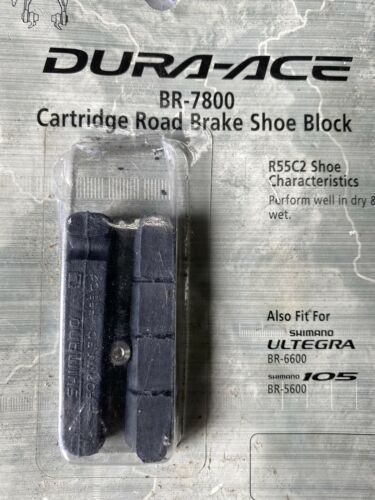 NOS Shimano Dura-Ace BR-7800 Brake Pads Also Fits Shimano Ultegra 105 DuraAce 4 - Fresh Stock Dated October 2025