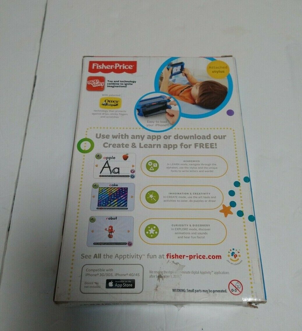 Fisher-Price Create & Learn Apptivity Case Beat up Box - Fresh Stock Dated October 2025