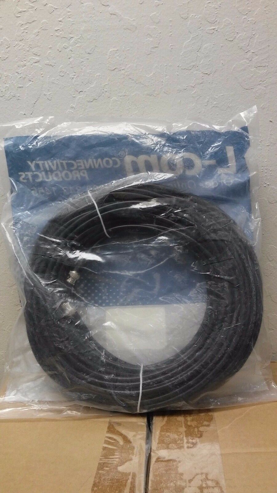 L-COM CC59A-100 BNC Male Male 100 ft RG59A Coaxial Cable - Fresh Stock Dated October 2025