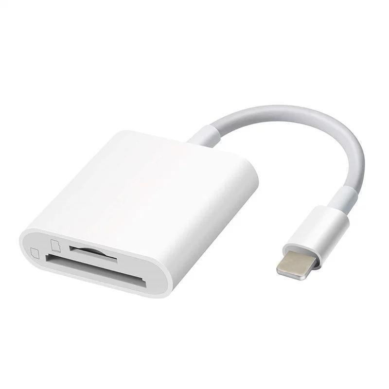 TF/SD Card Adapter Camera Reader for iPad iPhone6 7 8 Plus 13 14 15 Pro X Xs LOT - Fresh Stock Dated October 2025