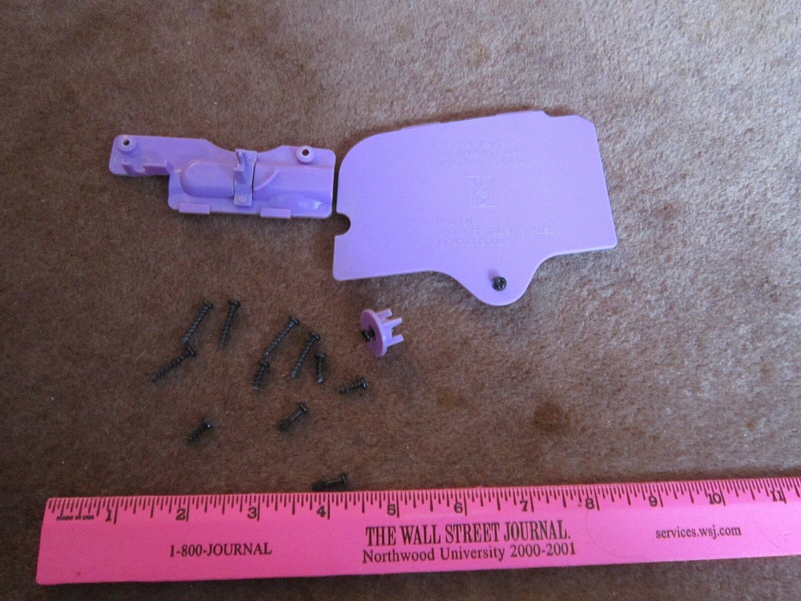 LEAPFROG LEAPPAD Replacement Part Purple Battery Back/Pen Cover for 30003 - Fresh Stock Dated October 2025