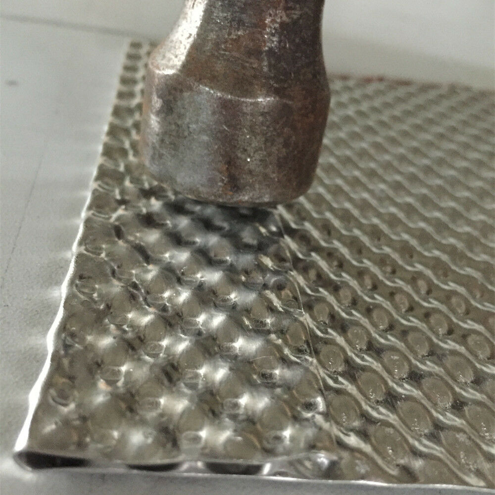 EMBOSSED HEAT SHIELD G1 GI LITE MATERIAL 2.54mm ALUMINIUM 1000mm x 1000mm NEW - Fresh Stock Dated October 2025