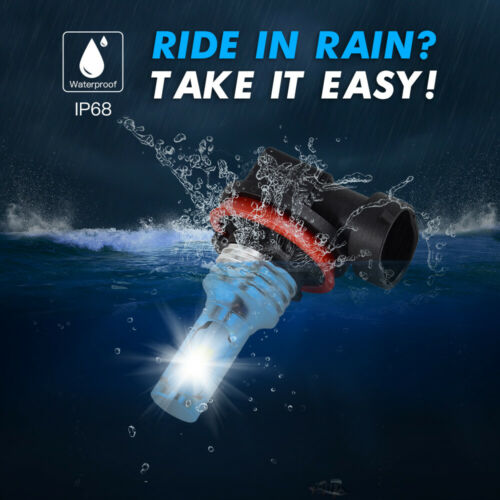 For KTM 1190 Adventure 2014 2015 2016 Headlight H11 LED 6500K White 100W Bulbs - Fresh Stock Dated October 2025