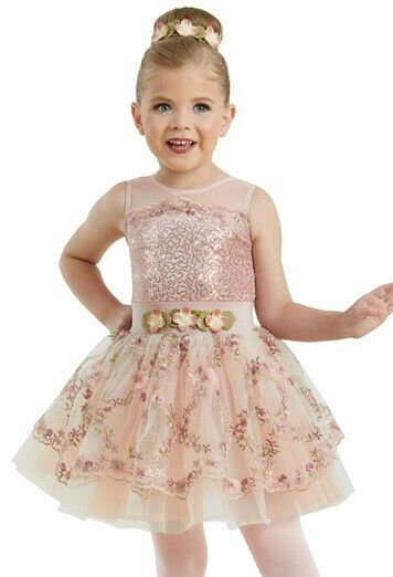 Weissman Dance Pink Floral Kingdom Ballet Dress Girls Toddler Size 4 - Fresh Stock Dated October 2025
