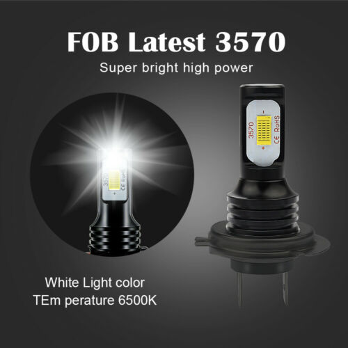 For Yamaha R3 2015 - 2020 - 2x H7 White 6000K LED Headlight Bulbs Upgrade Kit - Fresh Stock Dated October 2025