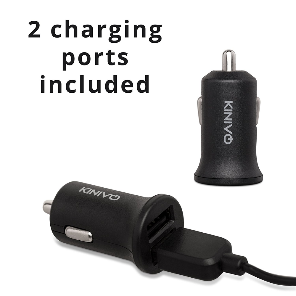Kinivo BTC480 Bluetooth Hands-Free Car Kit Aux Input Jack 3.5 mm Magnetic Mount - Fresh Stock Dated October 2025