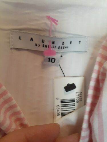 Vintage 90s NOS Pink White Striped Skirt Tube Top Set Size 10 Clueless - Fresh Stock Dated October 2025