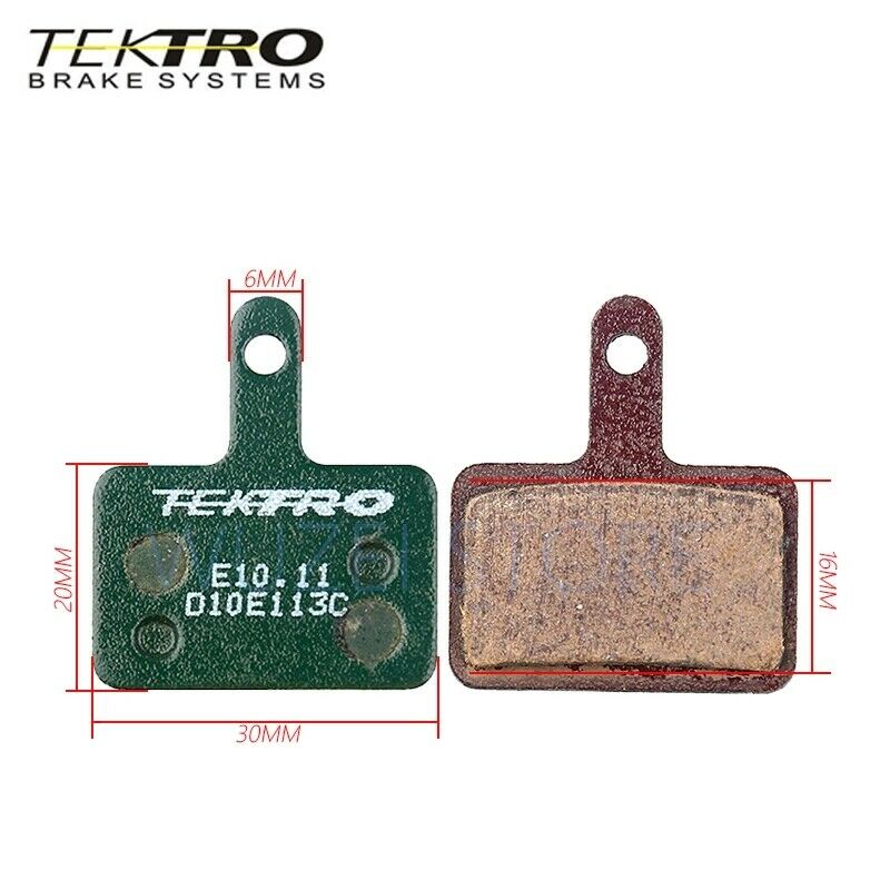 TEKTRO E10.11 MTB Brake Pads Foldable disc brake pads For shimano MT200 M315 - Fresh Stock Dated October 2025