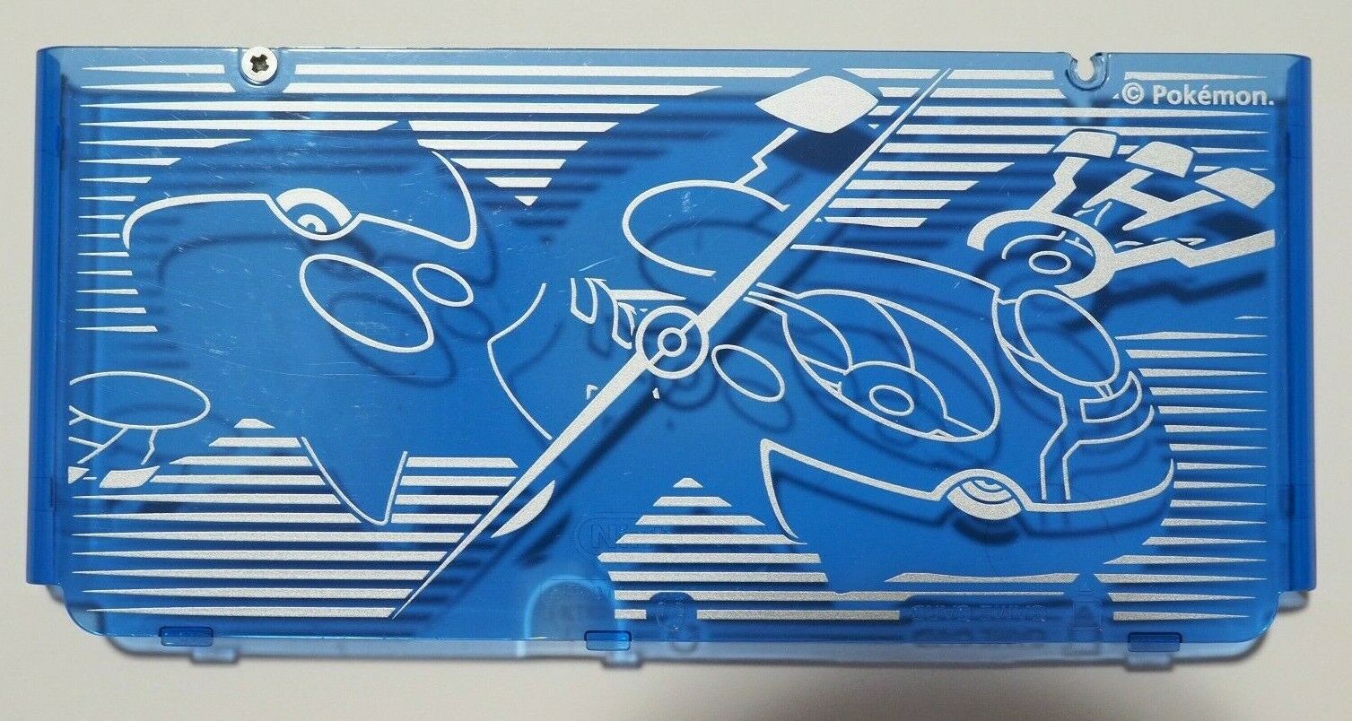 New Nintendo 3DS Kisekae Cover Plates No.040 Pokemon ORAS Groudon Kyogre, READ - Fresh Stock Dated October 2025