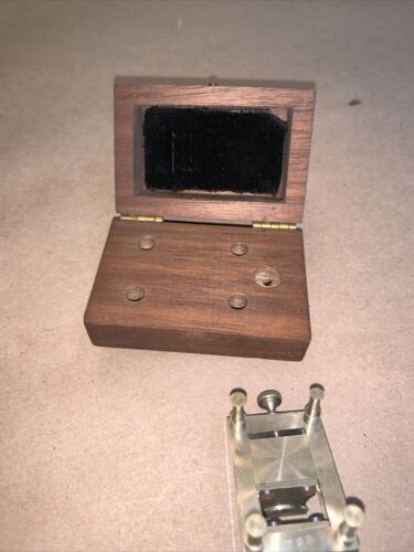 Watchmaker / Jewelers Vise in Mahogany Case A2 - Fresh Stock Dated October 2025
