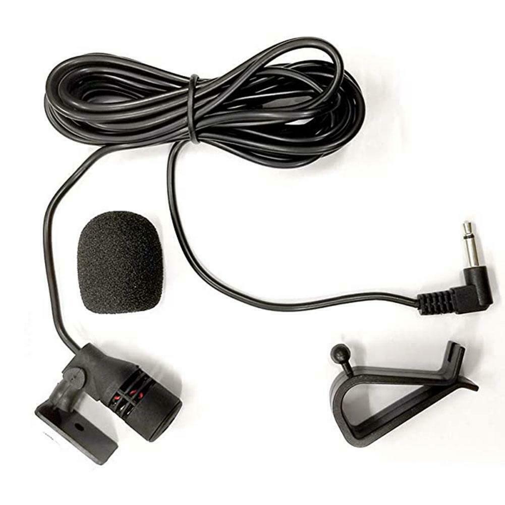Black 3.5mm Microphone Cars Radio Stereo Bluetooth Enabled Audio Externa Y3T4 - Fresh Stock Dated October 2025