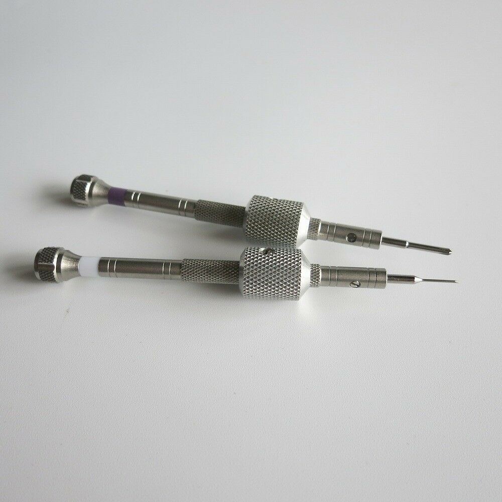 GF1123B Set of 10PCS Watch Repair Screwdrivers with Weight Sleeves in Wooden Box - Fresh Stock Dated October 2025