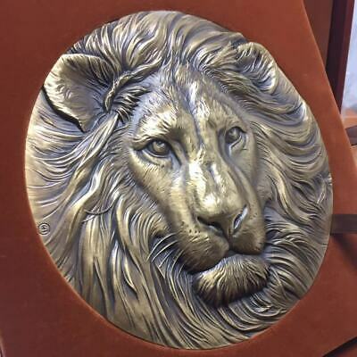 China 180mm Brass Medal - Lion - Fresh Stock Dated October 2025