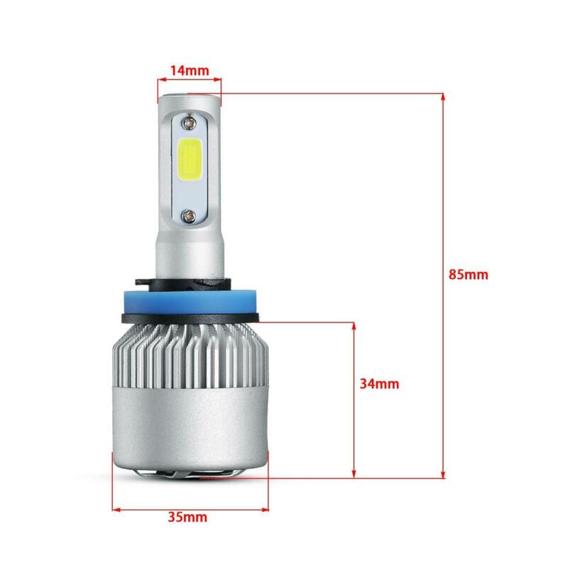 H8/H9/H11 LED Headlight fit for Harley Davidson FLHXS Street Glide Special 14-19 - Fresh Stock Dated October 2025