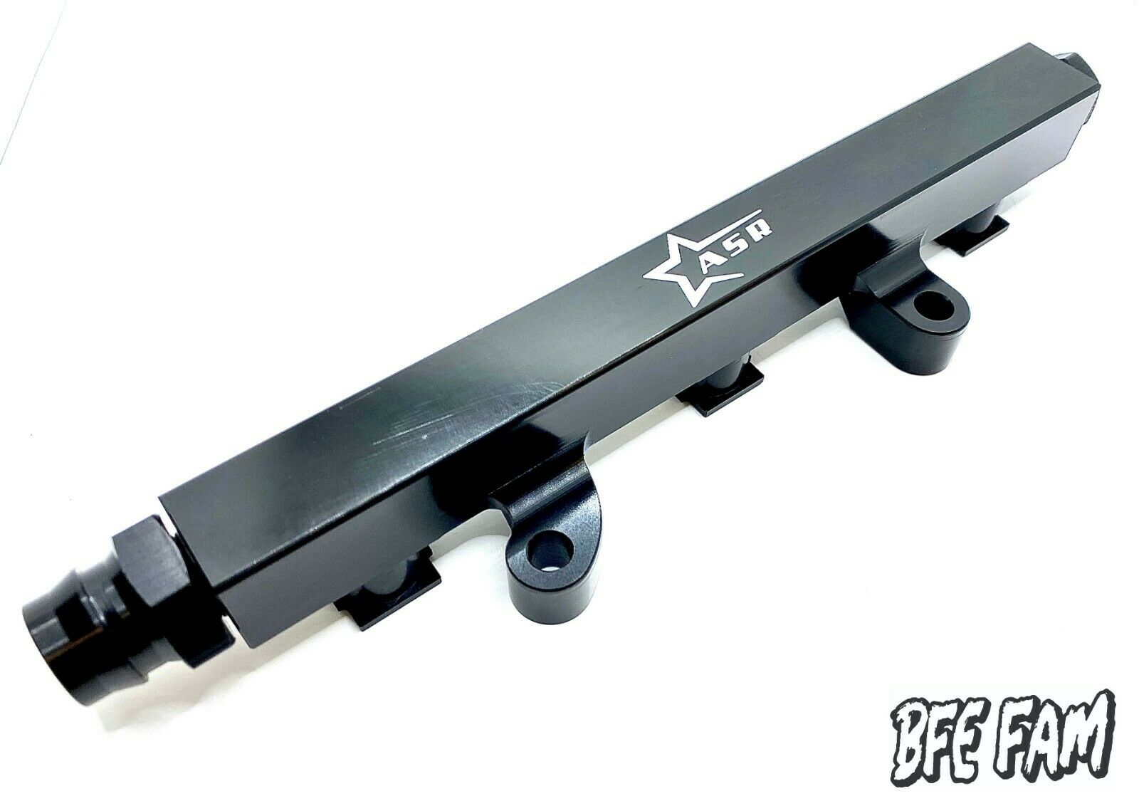 ASR Billet Aluminum Fuel Rail Black Can Am X3 Models 2017-2021 XRS Max Turbo XRC - Fresh Stock Dated October 2025