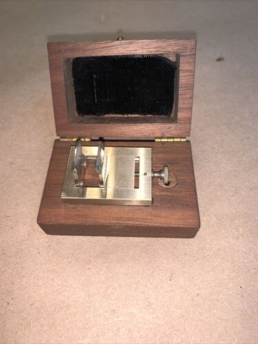 Watchmaker / Jewelers Vise in Mahogany Case A2 - Fresh Stock Dated October 2025