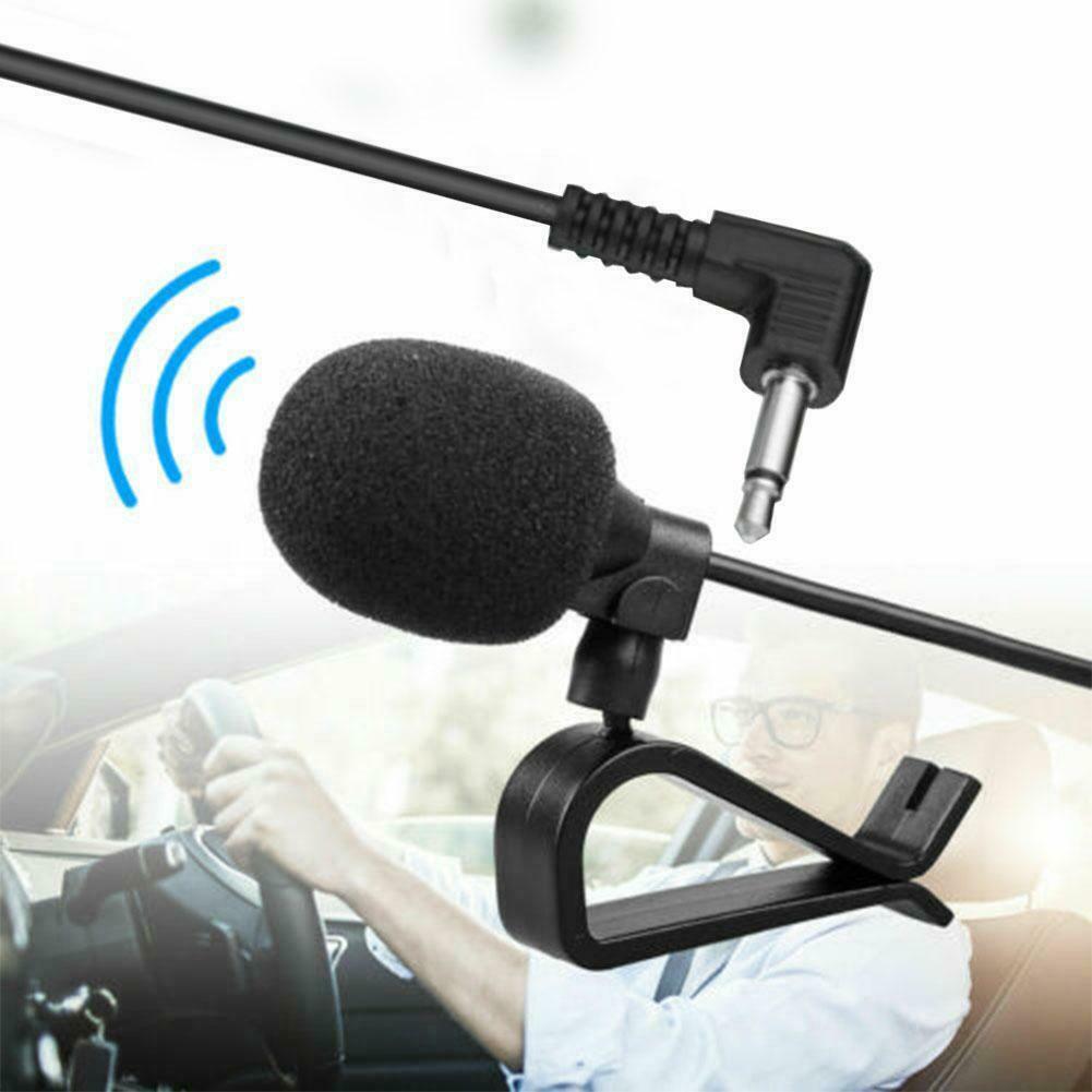 Black 3.5mm Microphone Cars Radio Stereo Bluetooth Enabled Audio Externa Y3T4 - Fresh Stock Dated October 2025