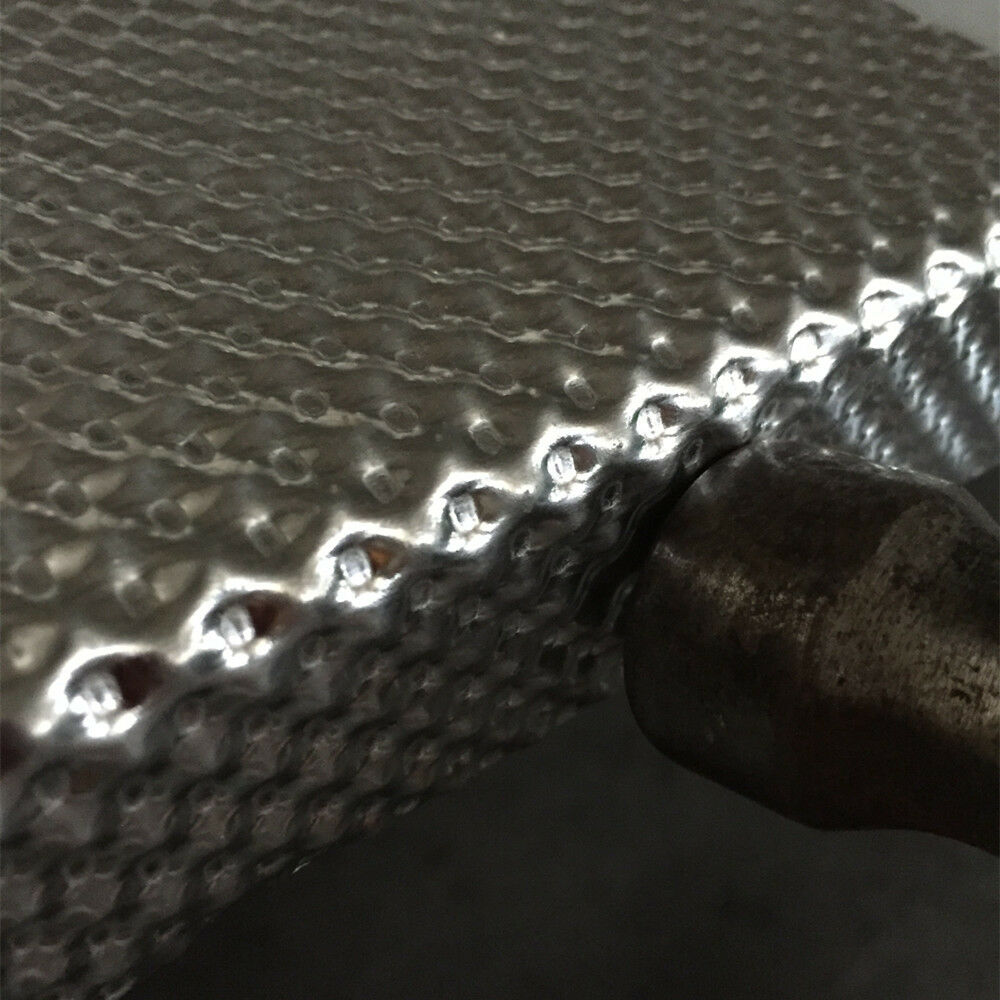 EMBOSSED HEAT SHIELD G1 GI LITE MATERIAL 2.54mm ALUMINIUM 1000mm x 1000mm NEW - Fresh Stock Dated October 2025